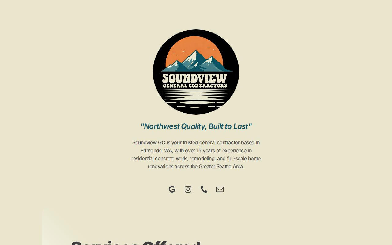 Soundview General Contractors